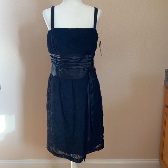 R&M Richards Evening Black Dress - Picture 1 of 15